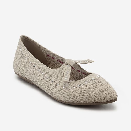 [SKECHERS USA] Cleo Point Flat Shoes - Taupe (SC0WFCGX102)