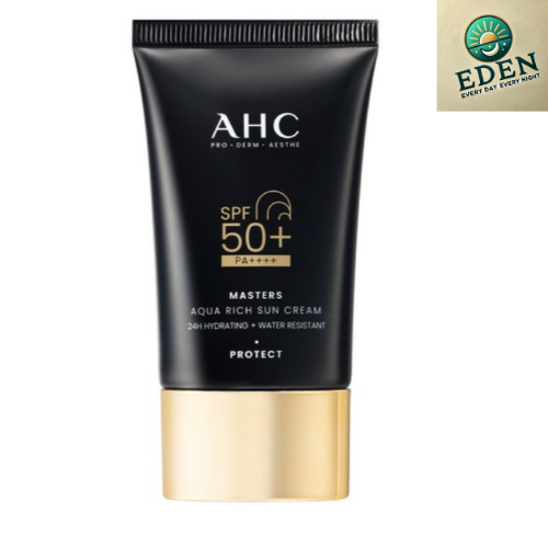 [K-Beauty] AHC Masters Aqua Rich Sun Cream SPF50+ PA++++, 50ml, 1 ea.