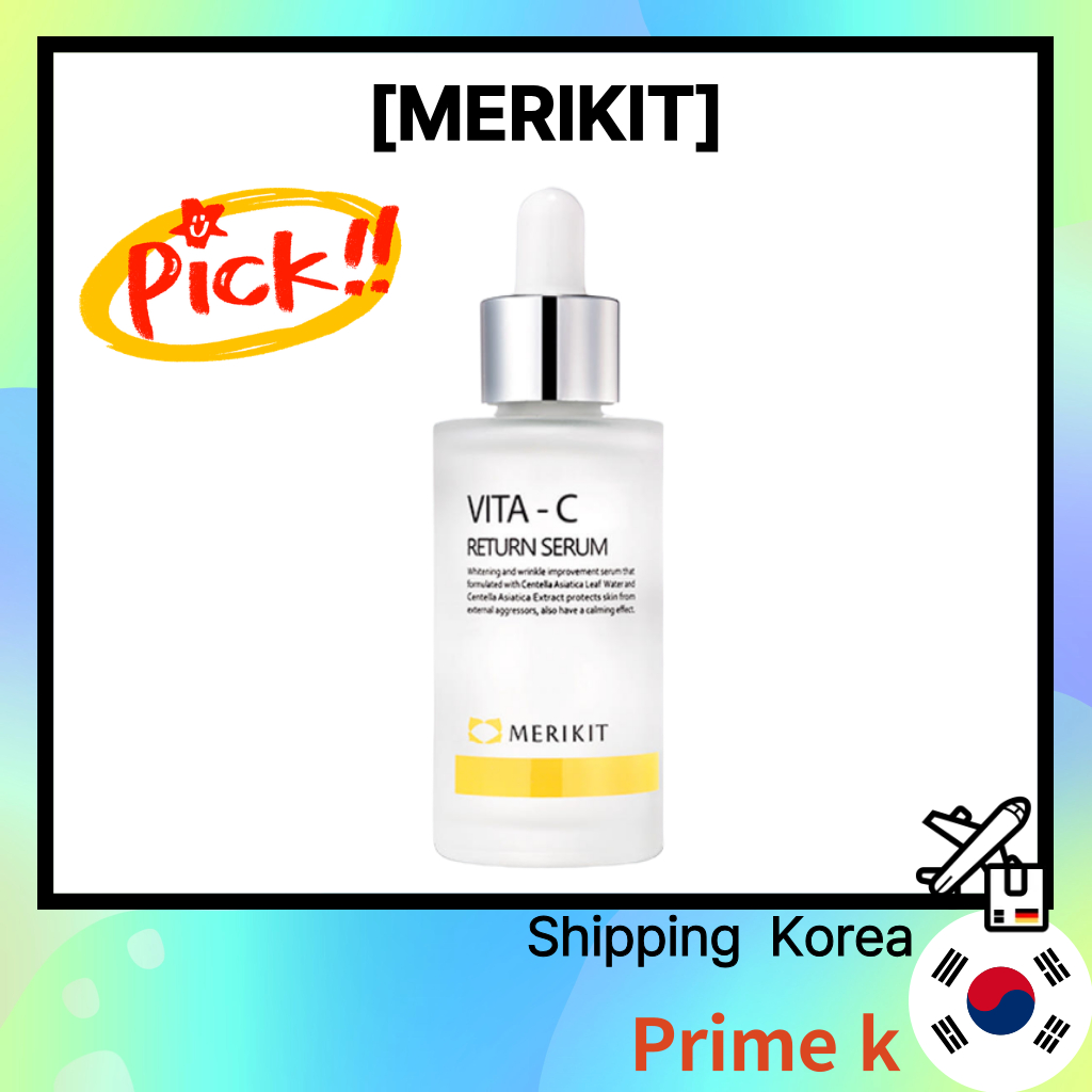 [MERIKT] Vita C Return Serum 50ml/Brightening & Hydrating Vitamin C Serum/Vitamin C + Niacinamide + 