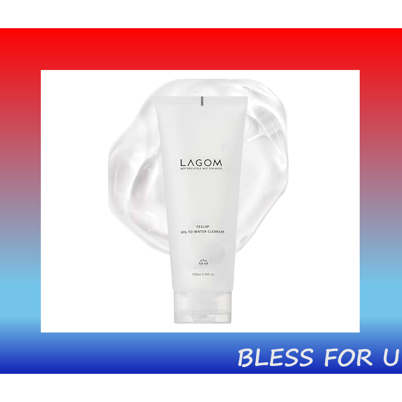LAGOM Gel To Water Cleanser 220ml | Korean Hydrating Gel Cleanser | Gentle Morning Facial Cleanser