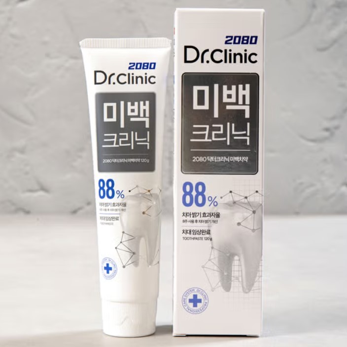 2080 Dr.Clinic Whitening Toothpaste 120g (จัดส่งจากเกาหลี)