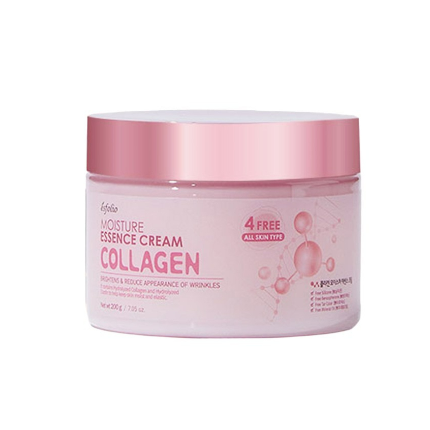 [esfolio] มอยส์เจอร์ เอสเซนส์ ครีม คอลลาเจน 200g, 1pc / Korean Moisture Cream / Collagen Boost