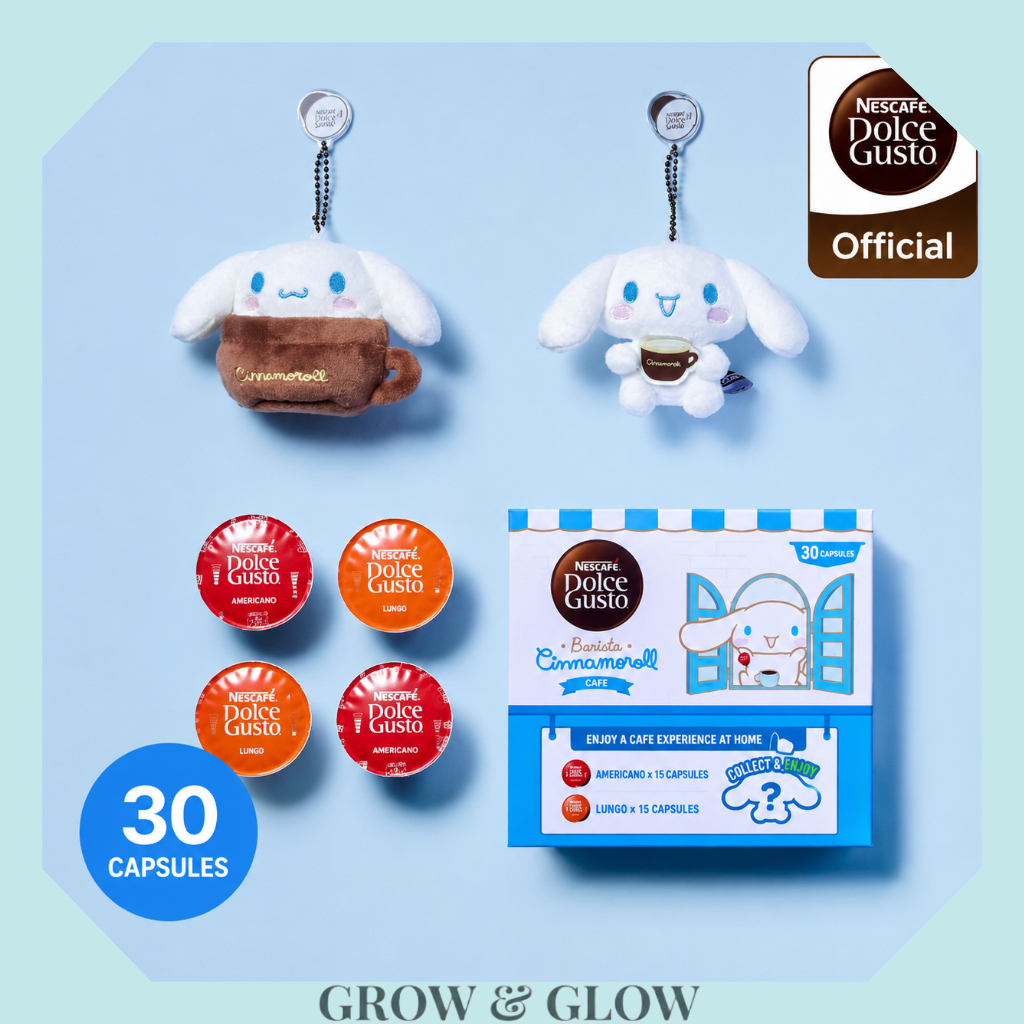 [Nescafe] Dolce Gusto Cinnamoroll Edition Capsule Pack 30 แคปซูลพร้อมพวงกุญแจสุ่ม