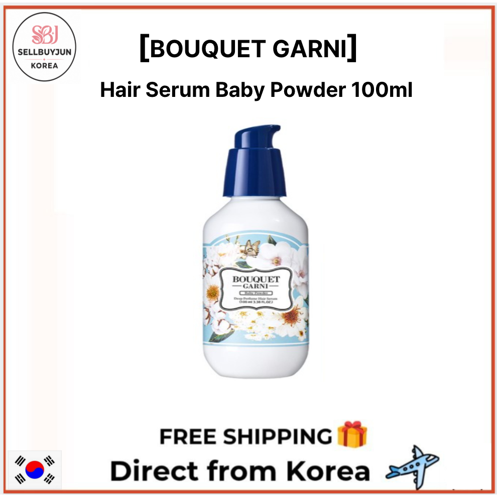 [BOUQUET GARNI] เซรั่มบํารุงผมน้ําหอมล้ําลึก แป้งเด็ก 100มล. 1 ชิ้น