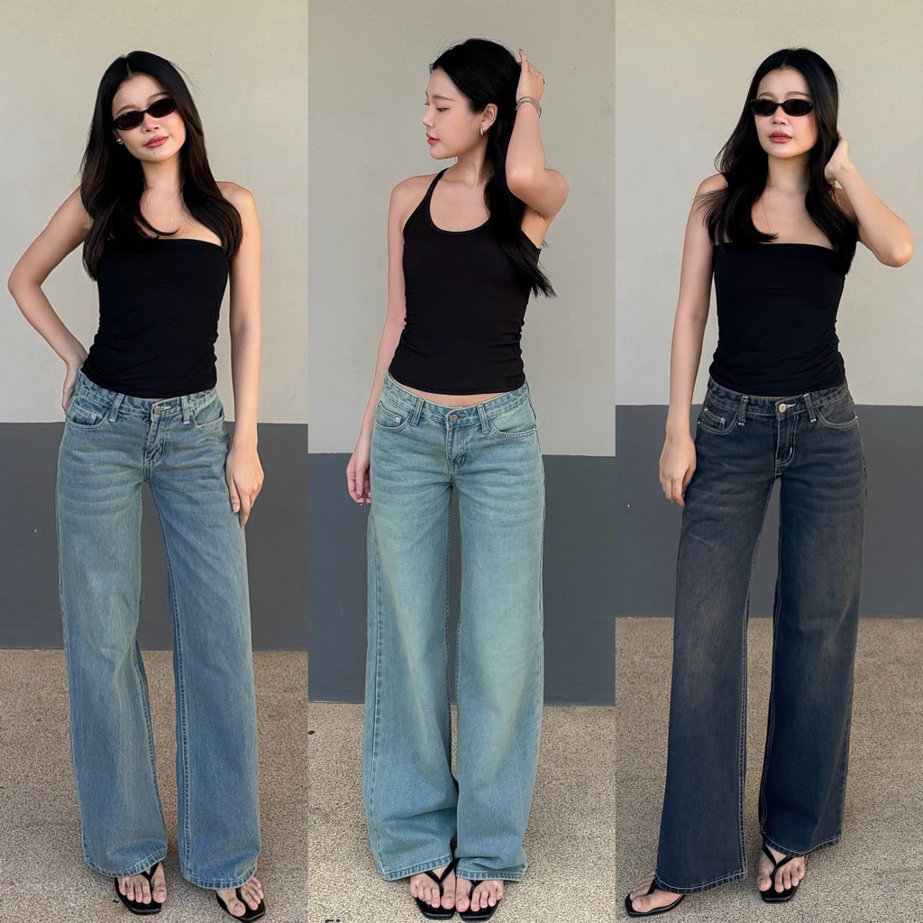Wangjai - Yada jeans ( กางเกงยีนส์เอวต่ำ)