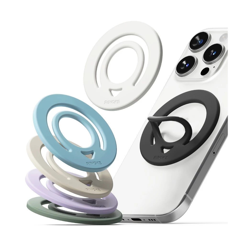 Ringke Dual Magnetic Silicone Ring สำหรับสมาร์ทโฟนและอุปกรณ์เสริมอื่นๆ