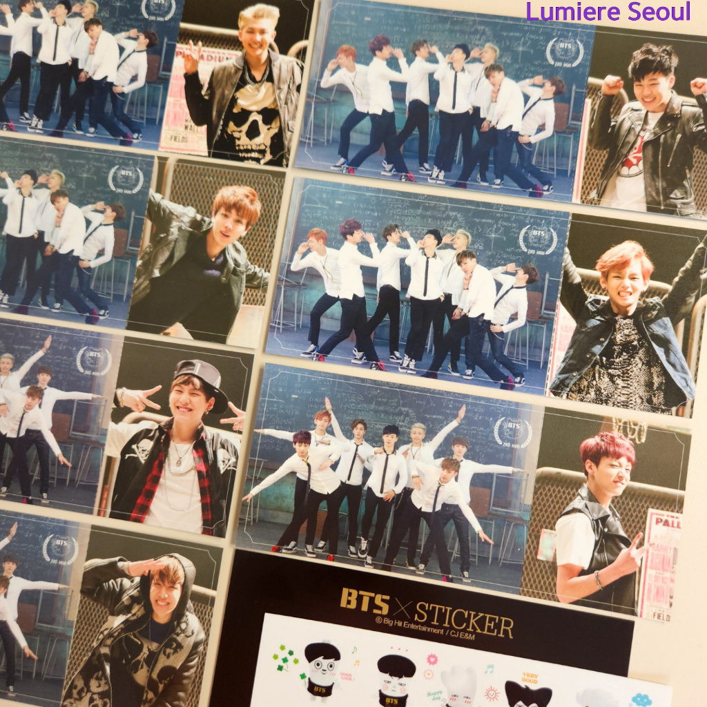 BTS 2014 Skool Luv การ์ดรูปถ่ายอย่างเป็นทางการของ Affair