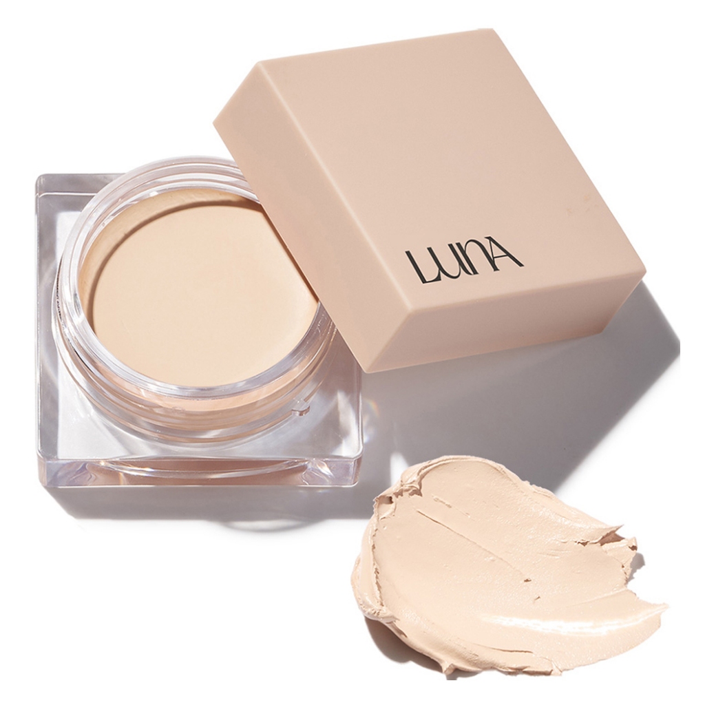 LUNAปกปิดหม้อครีมคอนซีลเลอร์ 7g Natural Coverage Makeup Base Spot Corrector