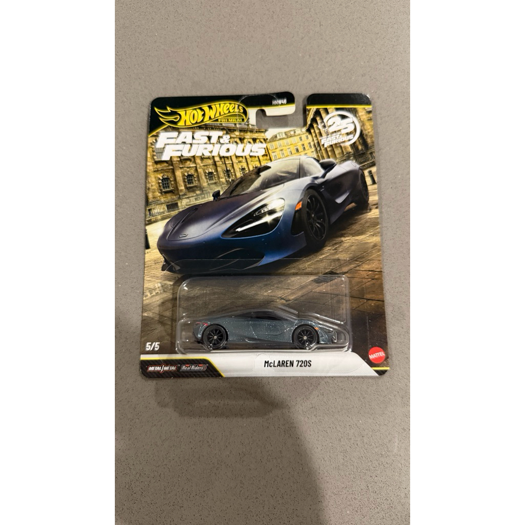 Hot Wheels Premium McLaren 720S จากชุด Fast & Furious "Silver Series"