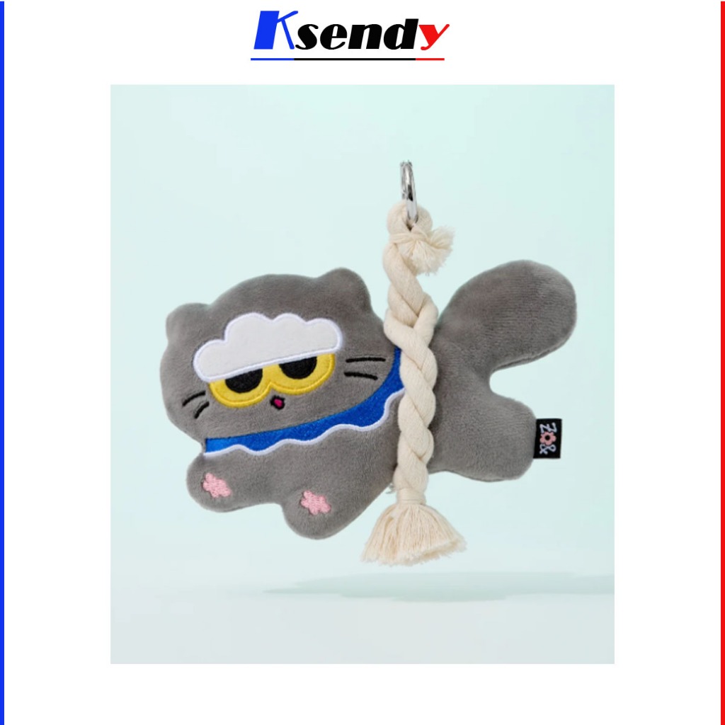 ( GD ) ZO&FRIENDS ZOA Signature Good Luck Plush Keyring