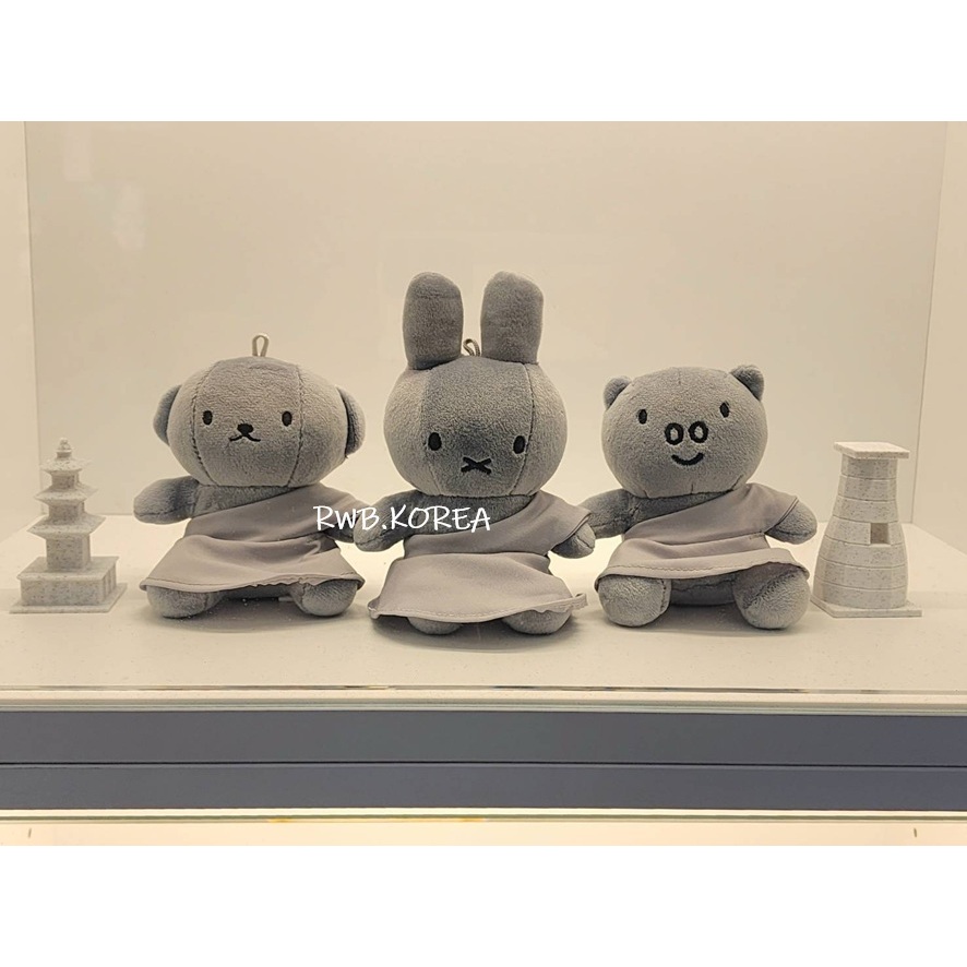 🎀【Gyeongju Exclusive/ พร้อมส่ง】2024 Korea miffy Gyeongju Seokguram Edition Plush Keyring