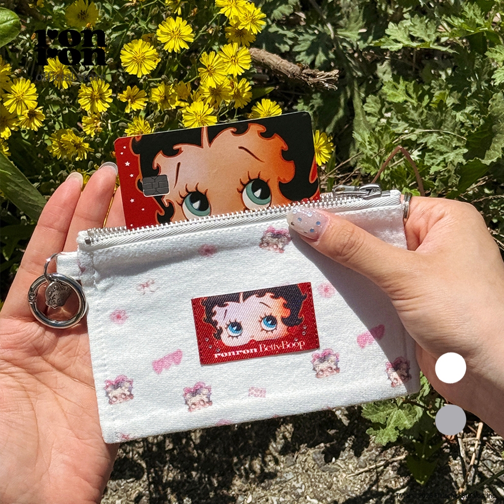 [RONRON] Betty Boop Mini Pouch Keyring / 2colors
