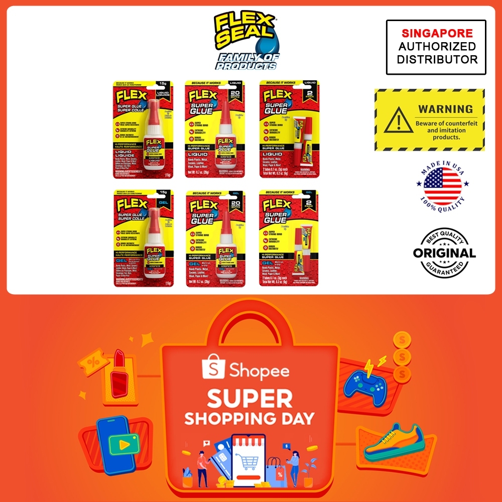 Flex Seal Flex GLUE เคลียร์ ซุปเปอร์กลู 15g/20g/3g