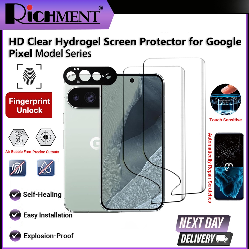 SG SELLER ฟิล์มกันรอยหน้าจอ Anti-Glare แบบใส/ด้าน Hydrogel สําหรับ Pixel 10/ Pixel10 /Pixel 10 Pro X