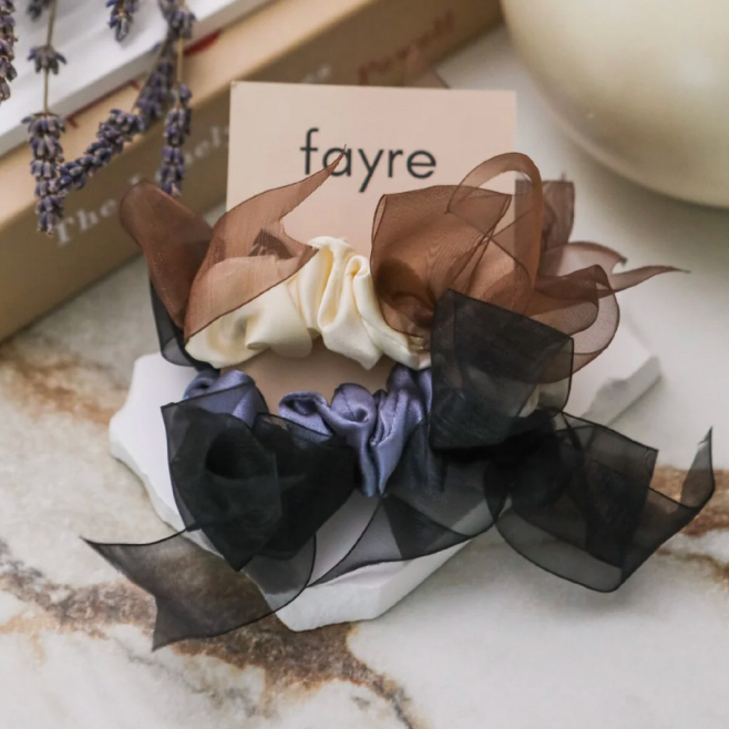Fayre Enchanted Silk Scrunchie