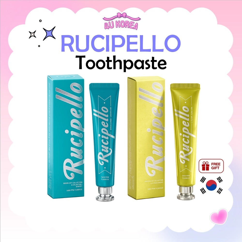 RUCIPELLO Toothpaste 105g – Eucalyptus & Mint หรือ Lime & Sea Salt / K-BEAUTY