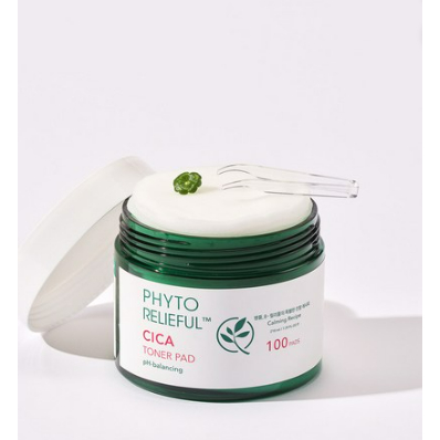 [THANK YOU FARMER] Phyto Relieful Cica Toner Pad 210ml 100Pads Farmers ความจริงจังมังสวิรัติได้รับกา