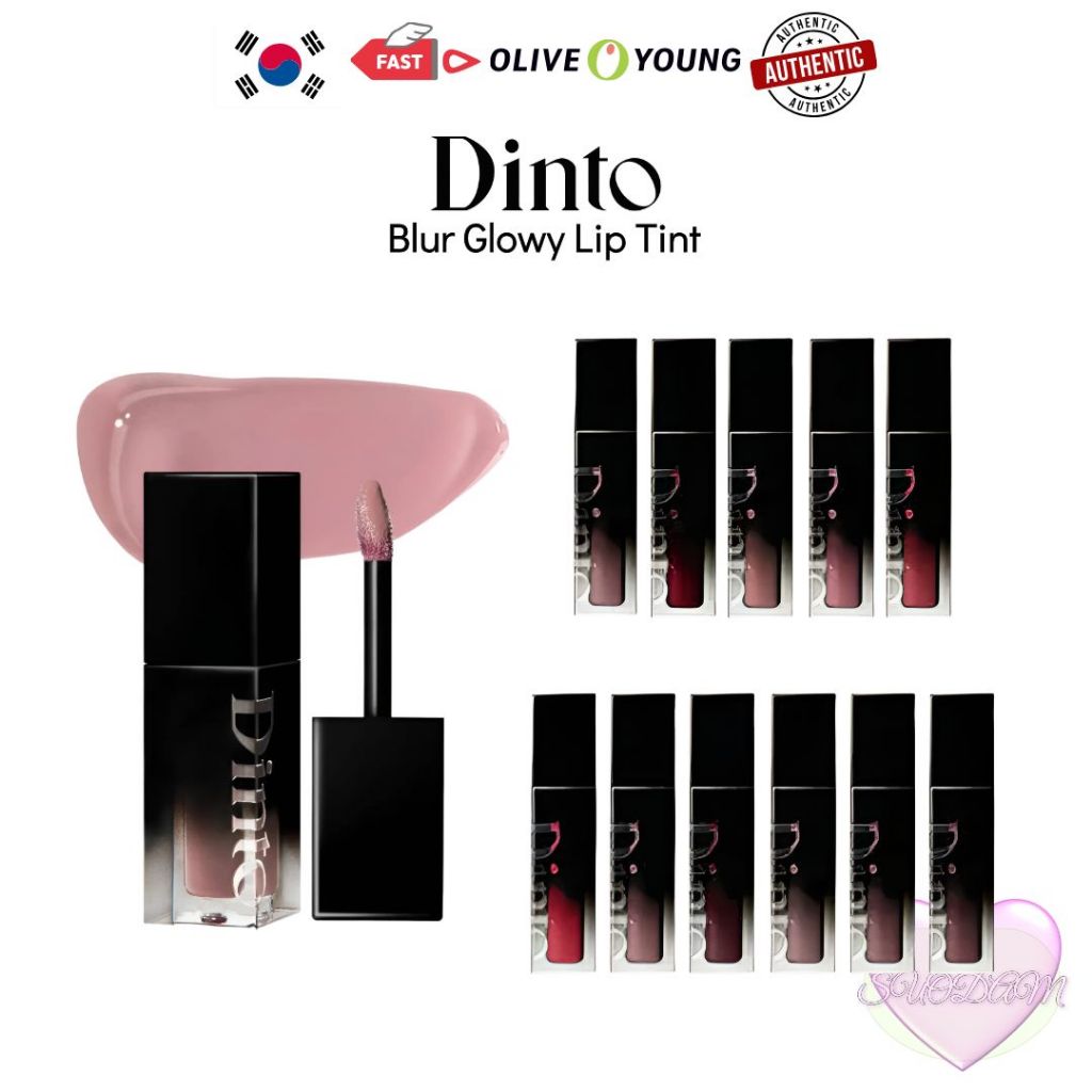 [korea] Dinto Blur Glowy Lip Tint 3.5g (18 สี) / ส่งจากเกาหลี