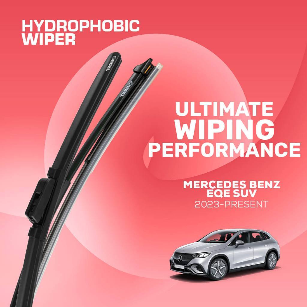 ใบปัดน้ําฝนรถยนต์ Trapo Hydrophobic สําหรับ Mercedes Benz EQE SUV (2023-ปัจจุบัน)