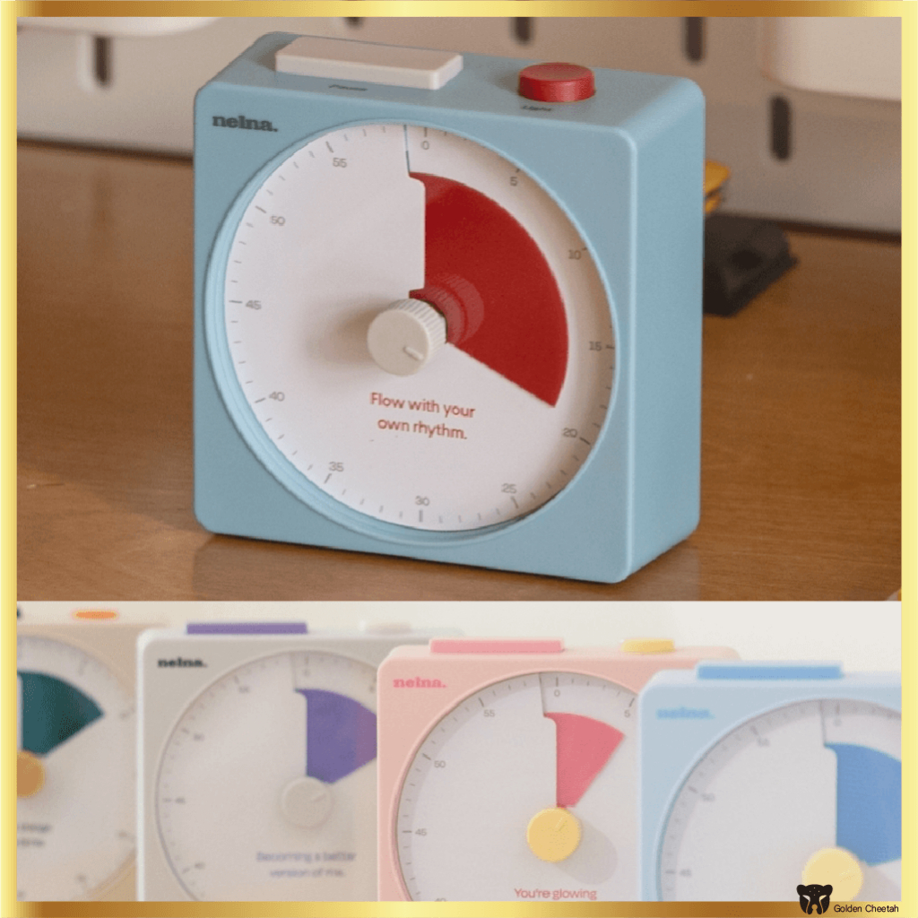 NELNA Focus On Timer Pomodoro Study Timer 6 สี