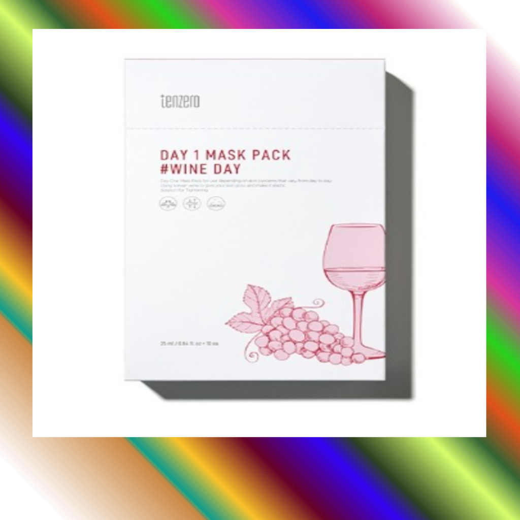 [TENZERO] K-beauty DAY 1 Mask Pack (10 แผ่น 1 กล่อง)
