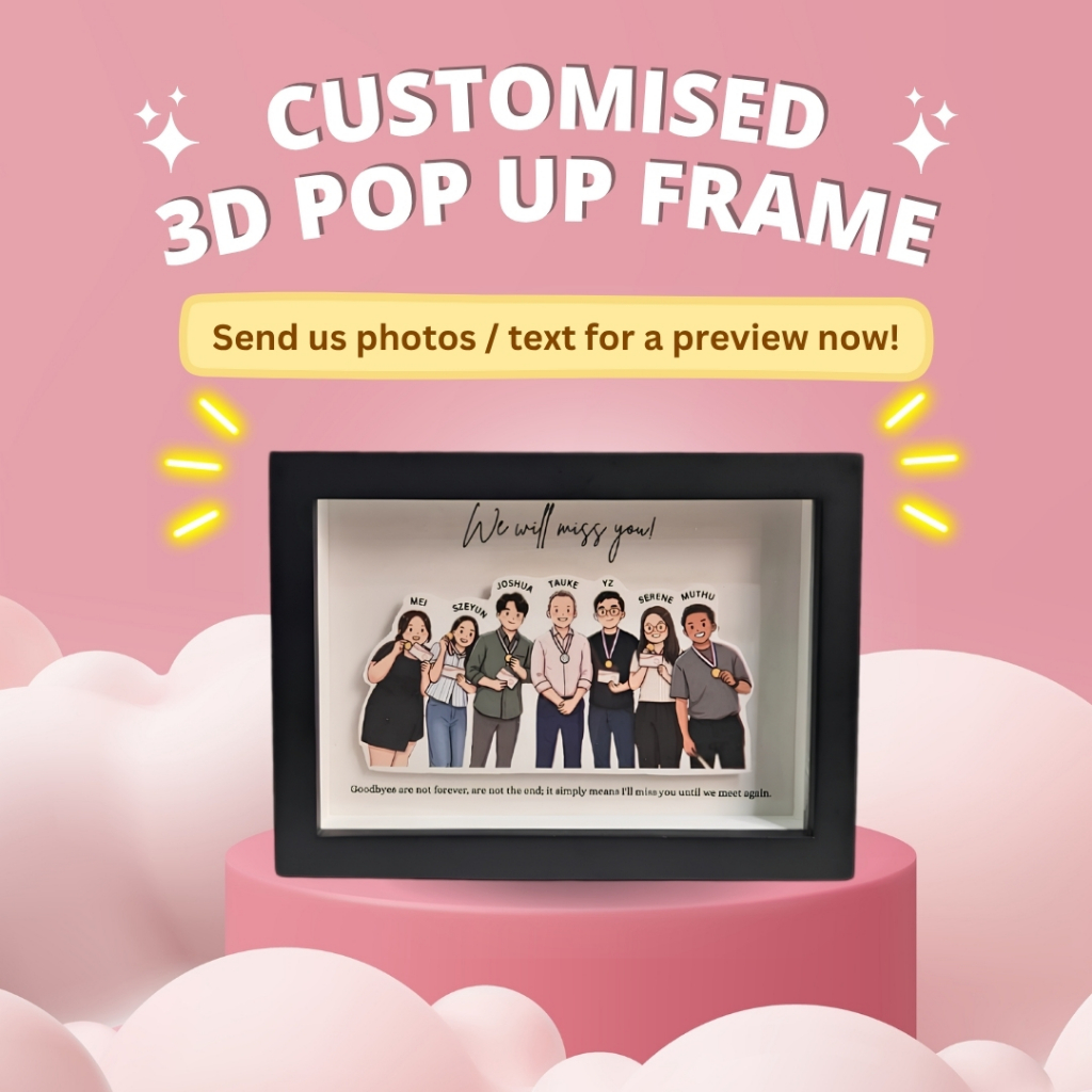 ผลิตภัณฑ์ Lab4R 3D Pop-Up กรอบไม้ Matte Photo ออกแบบฟรี Preview Wall Decor พิธีขึ้นบ้านใหม่อําลาวาเล