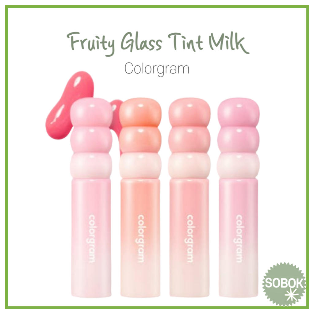 [Colorgram] Fruity Glass Tint Milk6 สี Jelly glow tint