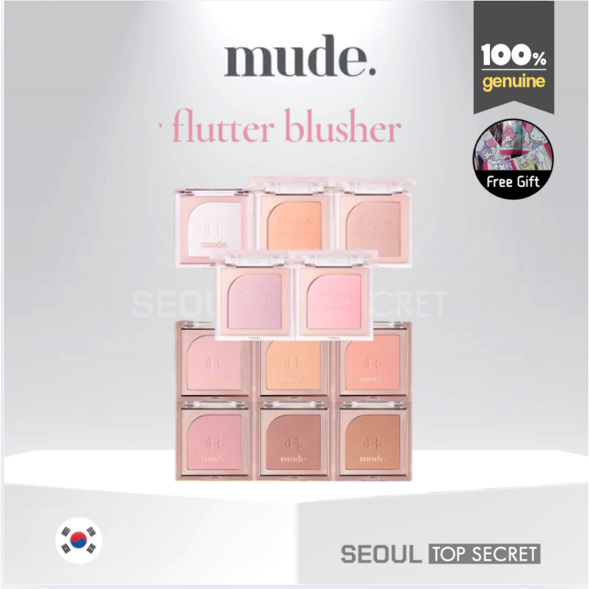[Mude.] Flutter Blusher  10 Colors