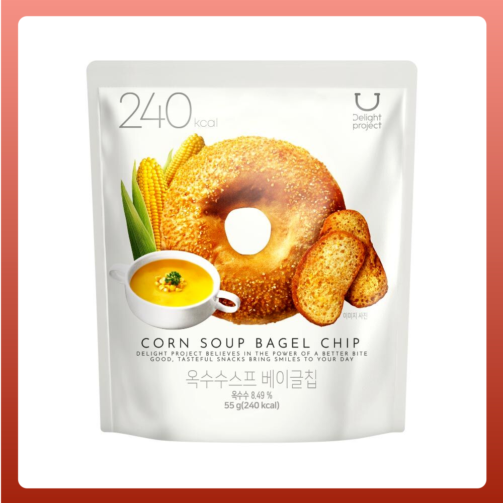 Olive Young Bagel Chips 60g (ซุปข้าวโพด): เกาหลี กรอบ Savoury, U