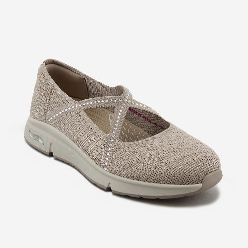[SKECHERS USA] Arch-Fit Living Flat Shoes - Taupe (SC0WFCGX152)