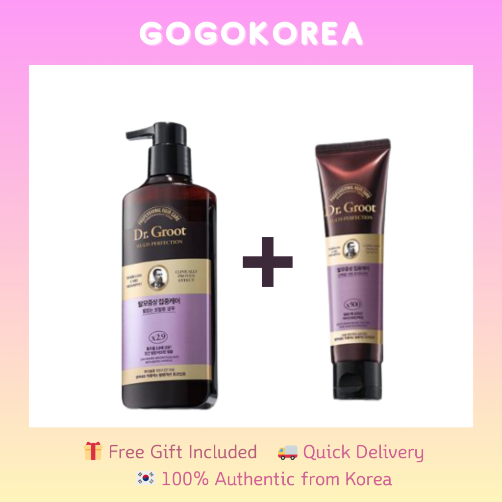 Dr.Groot Multi-Perfection Shampoo 400ml + Treatment 100ml Set