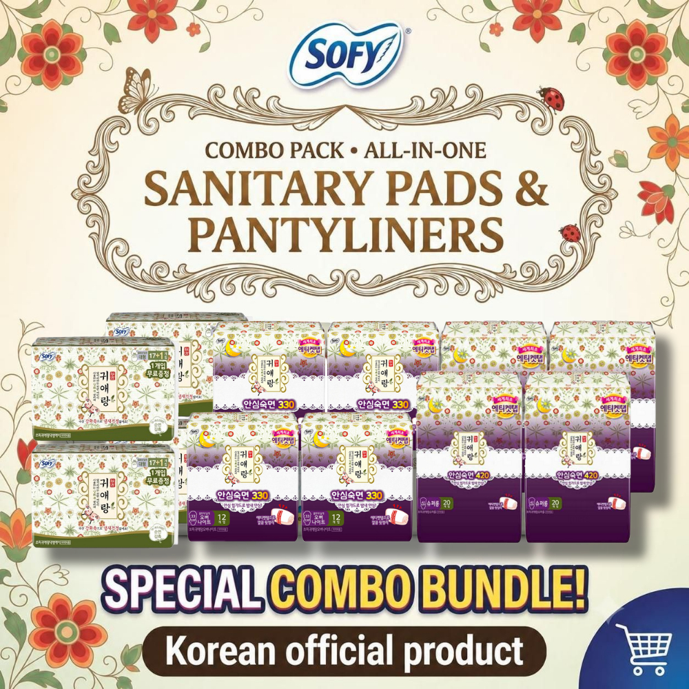 [มัด 3/4] SOFY ผ้าอนามัย Panty Liners (Regular/Long/Overnight)