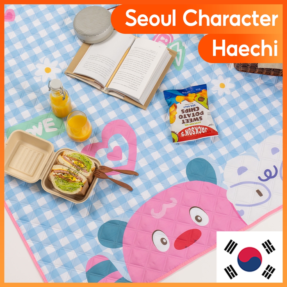 [Korea_Seoul Character] DDP Design Store Seoul Character Haechi เสื่อเสื่อปิกนิกกันน้ํา 1ea