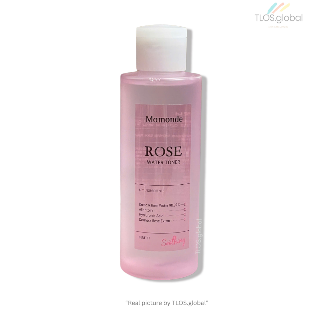 Fullsize 150ml Mamonde Rose Water Toner – Soothing & Hydrating Toner พร้อม Damask Rose Water