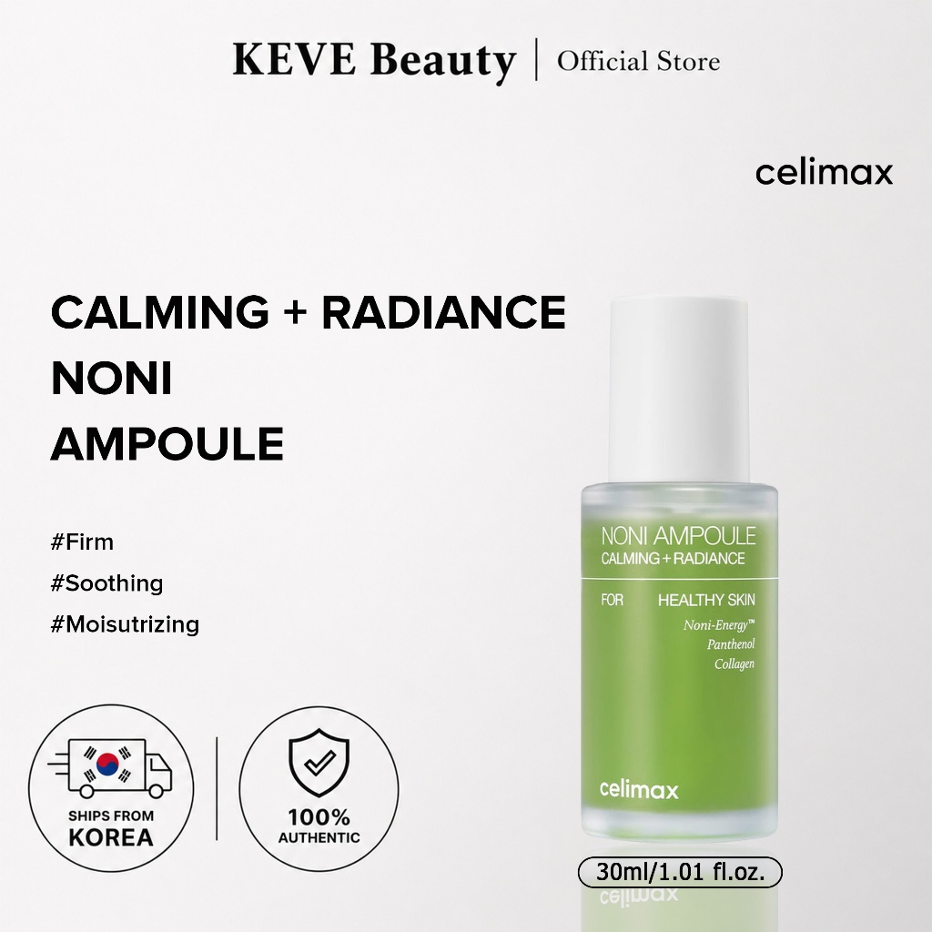 [Celimax] Noni Ampoule Calming + Radiance เพื่อผิวสุขภาพดีด้วย Noni-Energy 30mL/50mL