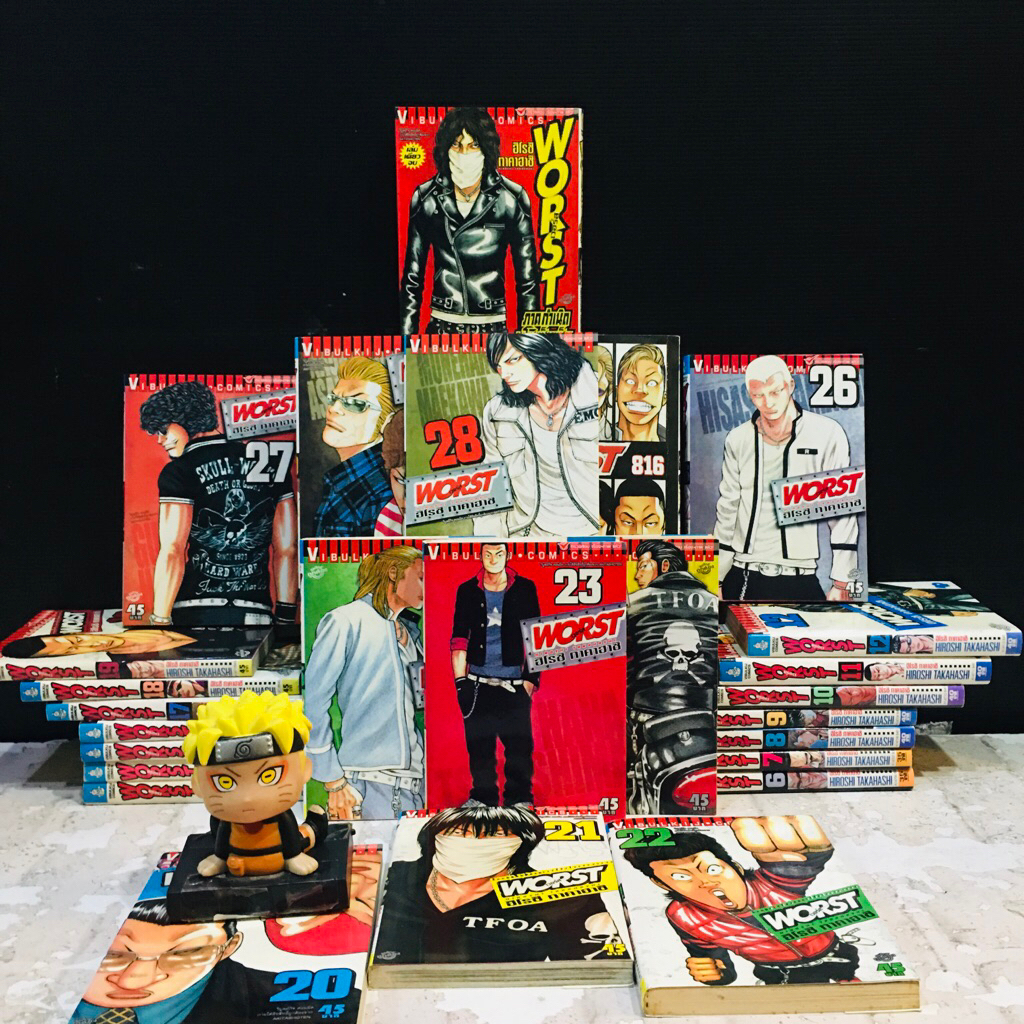 หนังสือการ์ตูนเรื่อง:WORST 1-33เล่มจบ+เล่มเดียวจบ (AD5674)