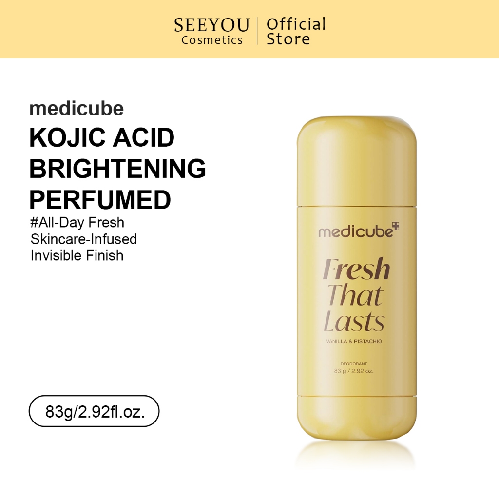 Medicube Fresh That Lasts Kojic Acid Brightening Deodorant 83g Vanilla Pistachio อะลูมิเนียม-ฟรี