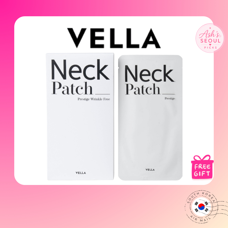 [VELLA] Neck Patch Prestige Wrinkle 9g x 5ea | แผ่นแปะคอเกาหลี | แผ่นดูแลคอ | K-Beauty Skincare Patc