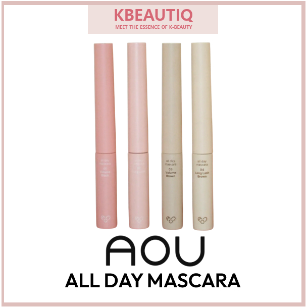 เครื่องสำอางตาเกาหลี AOU ALL DAY MASCARA 3.3G 4TYPES