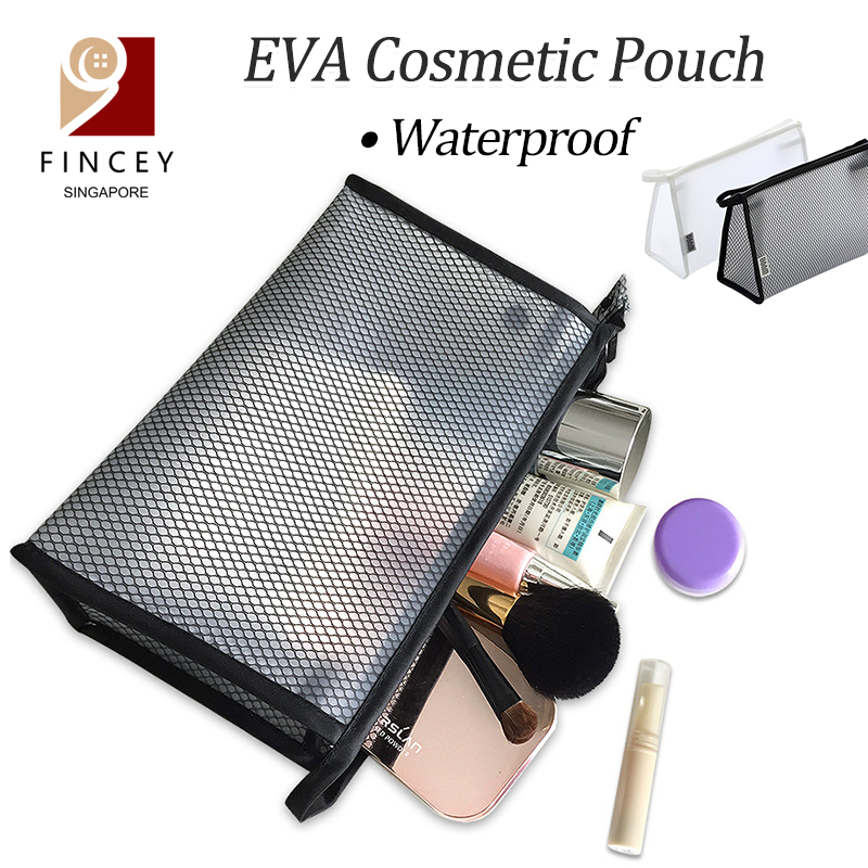 SGWaterproof Cosmetic Bag EVA Transparent Travel Toiletry Bag Makeup Organizing Bags for Men & Women