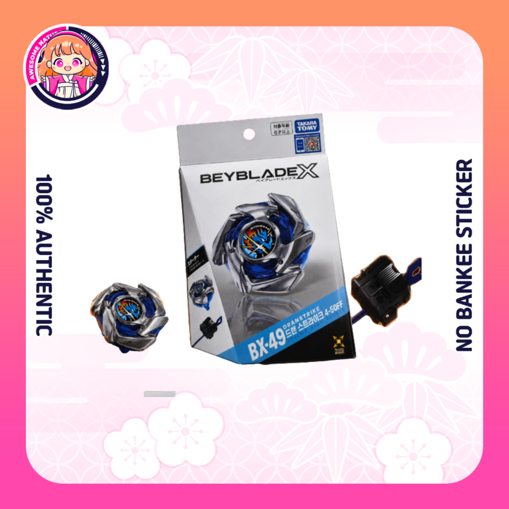BEYBLADE X BX-49 Blue Dragon Assault ของแท้พร้อมสต็อก Sweeping Combat BEYBLADE Obsidian Honpo