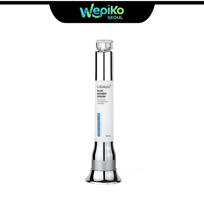 CELLOLOGY เซรั่ม Blue Eraser 15ml – กรดแมนดาลิกและไนอาซินาไมด์ ลดสิว ผิวกระจ่างใส และต้านริ้วรอย