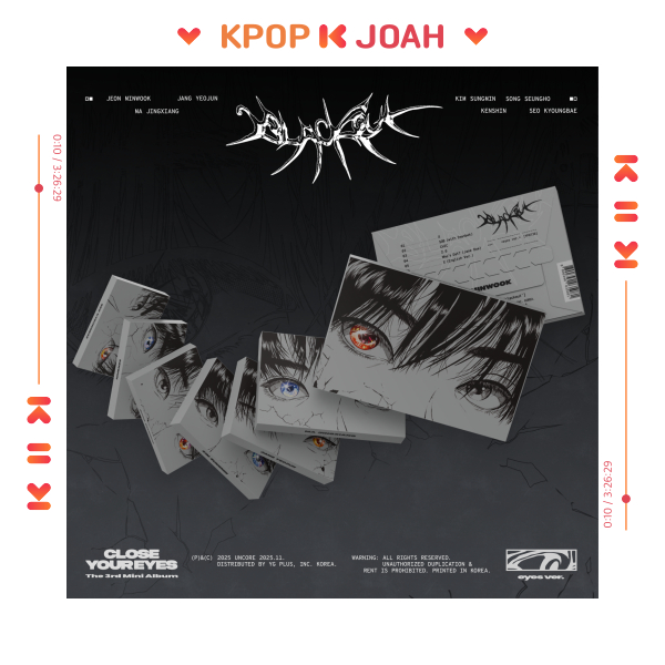 (eyes ver.) CLOSE YOUR EYES [blackout] 3rd Mini Album (11th Nov.2025)