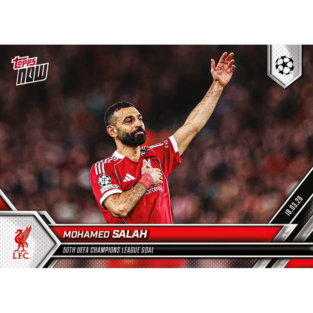 Salhamed Salah - 2025-26 UCL Topps NOW - การ์ด 114