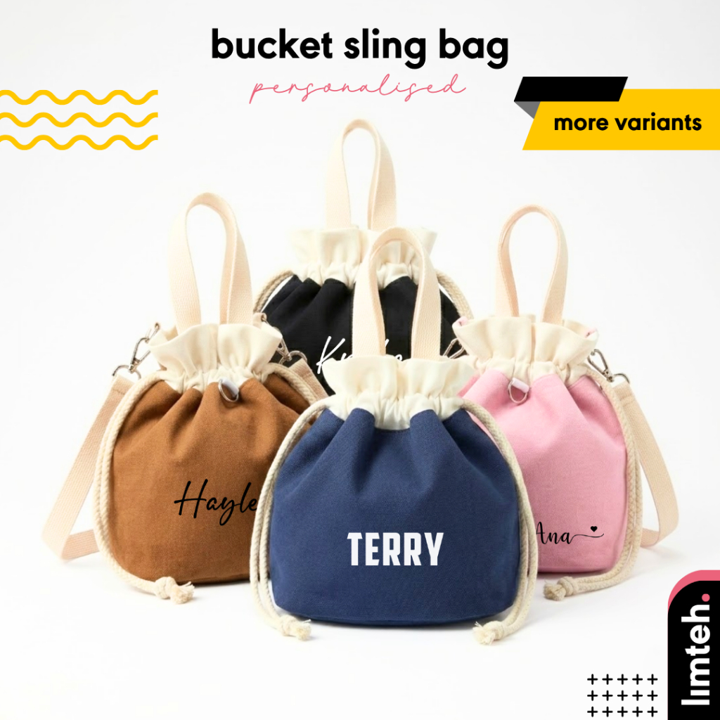 Personalised Canvas tote bag Tote bag woman Crossbody Sling bag