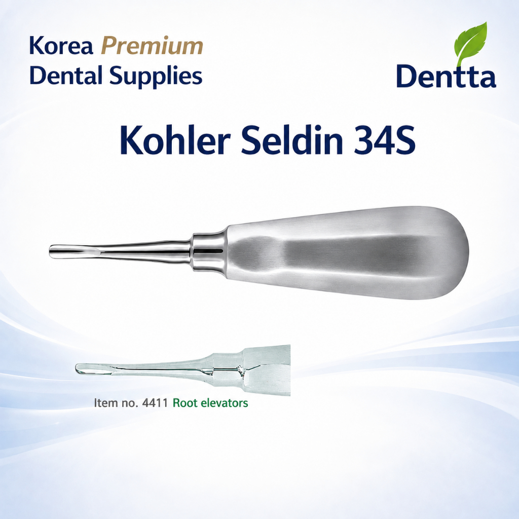 Kohler Seldin 34S 4mm #4411 14cm เครื่องมือแบบด้าม Made in Germany