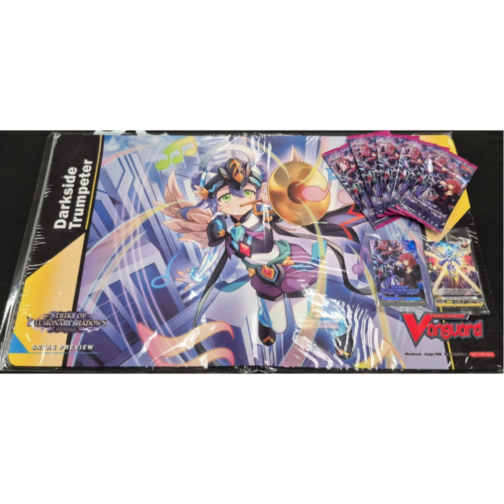 Vanguard Sneak Preview Strike of Illusionary Shadows Darkside Trumpeter Playmat