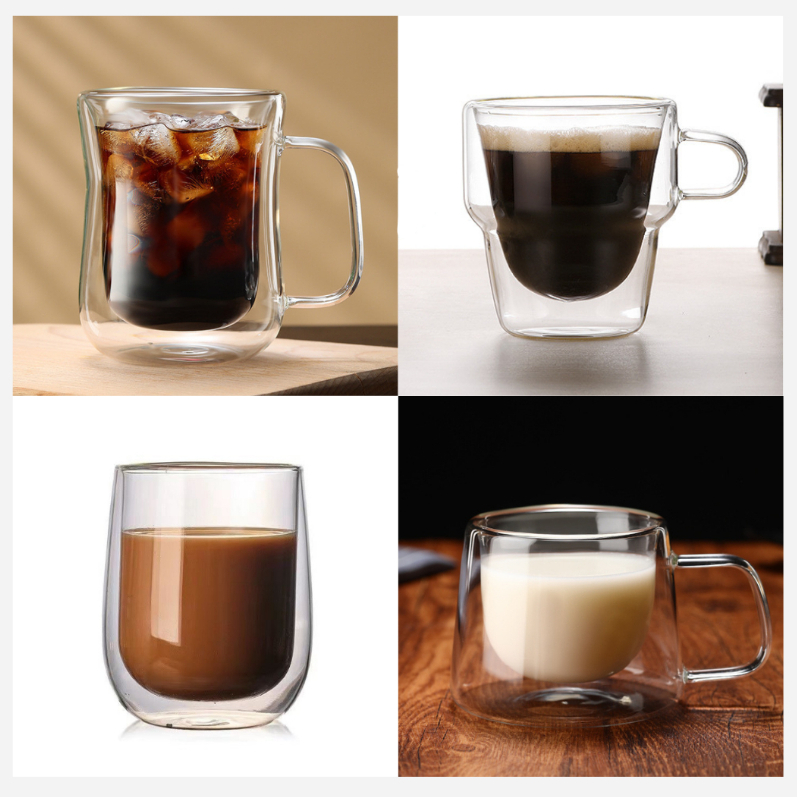 [SG] แก้วน้ําฉนวน Double Wall / แก้ว 200ml-400ml