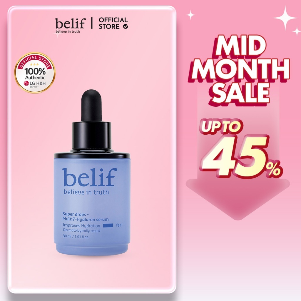 Belif Super Drops Multi-7 Hyaluronic Hydrating Serum | LG BEAUTY OFFICIAL