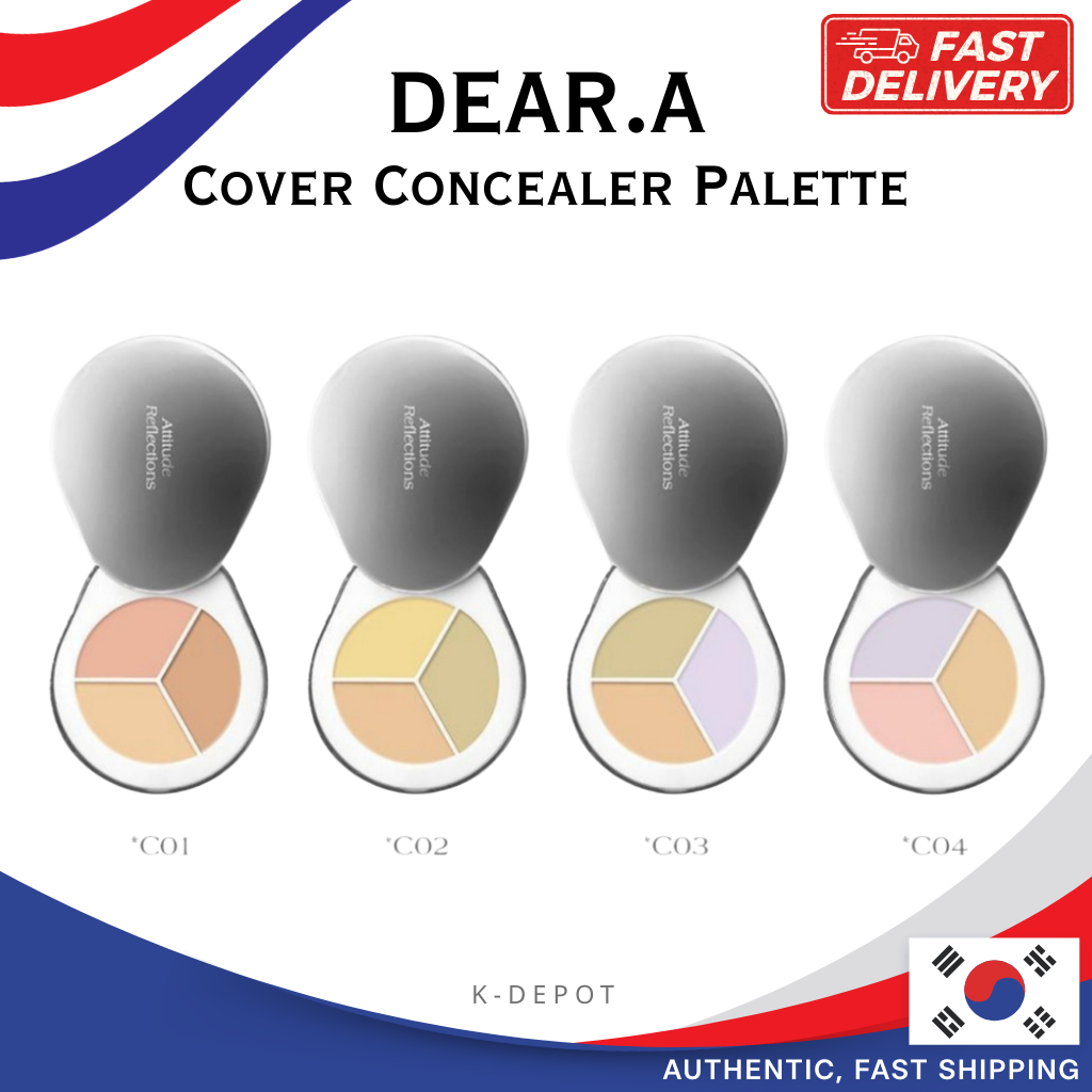 [Dear.A] Perfect Cover Concealer Palette – 4 สี